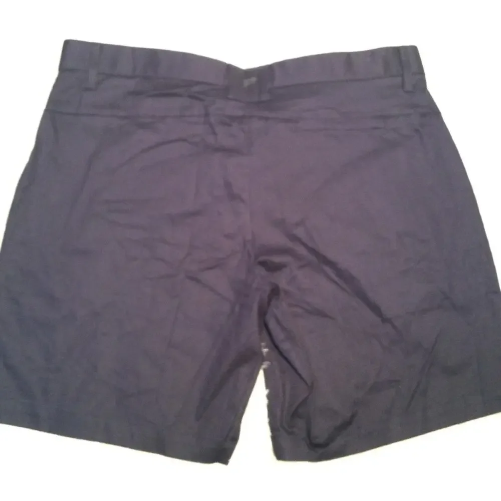 Fabletics The High Side Chino Shorts 35 Dark Navy